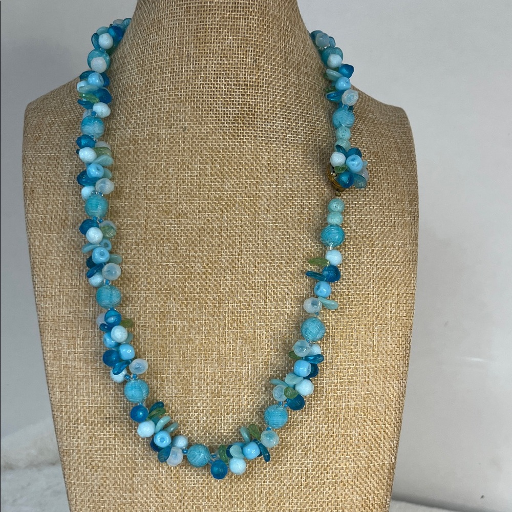 Vintage Western Germany Sugar Bead Fruit Salad Necklace - Picture 3 of 4